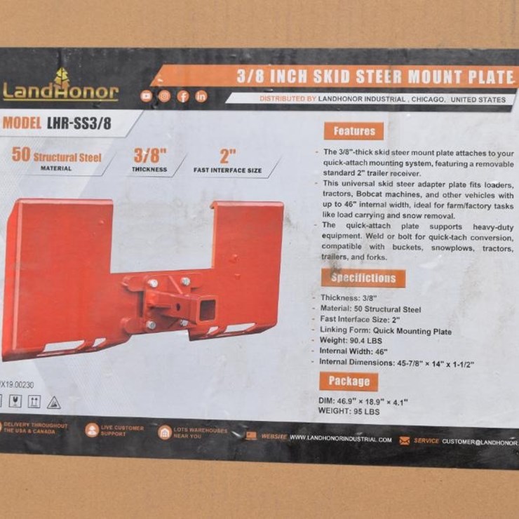 LANDHONOR MOUNT PLATE ATTACHMENT 45005