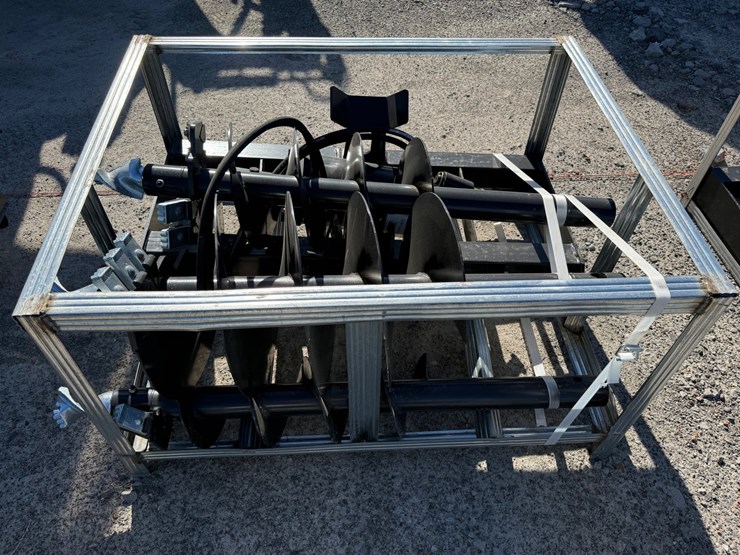 #2076-•-unused-jct-skid-steer-hydraulic-auger-&-bits-inv#-45681-image-2