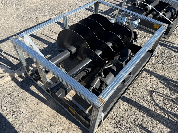 #2071-•-unused-jct-skid-steer-hydraulic-auger-&-bits-inv#-45679-image-1
