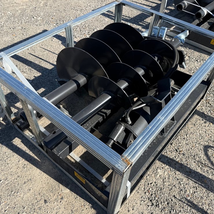 #2071 • Unused JCT Skid Steer Hydraulic Auger & Bits INV# 45679