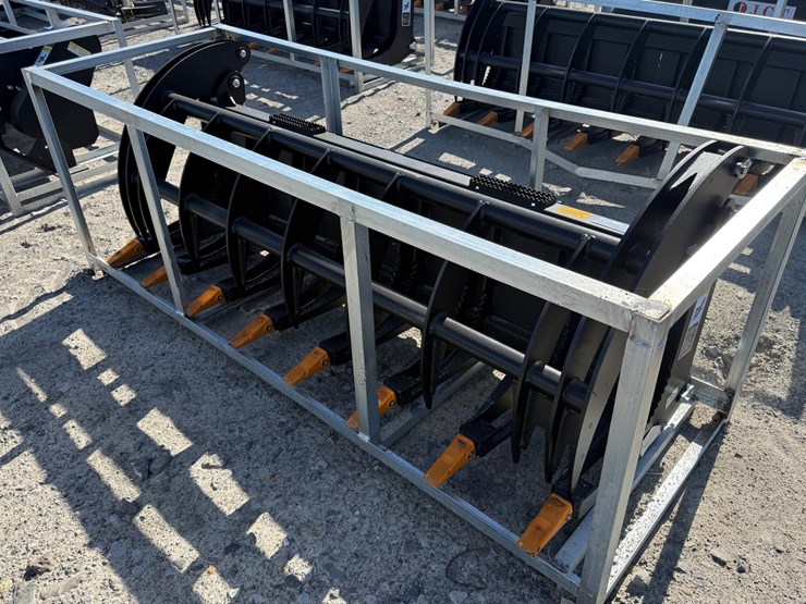 #2099-•-unused-76"-skid-steer-grass-fork-grapple-inv#-47781-image-4