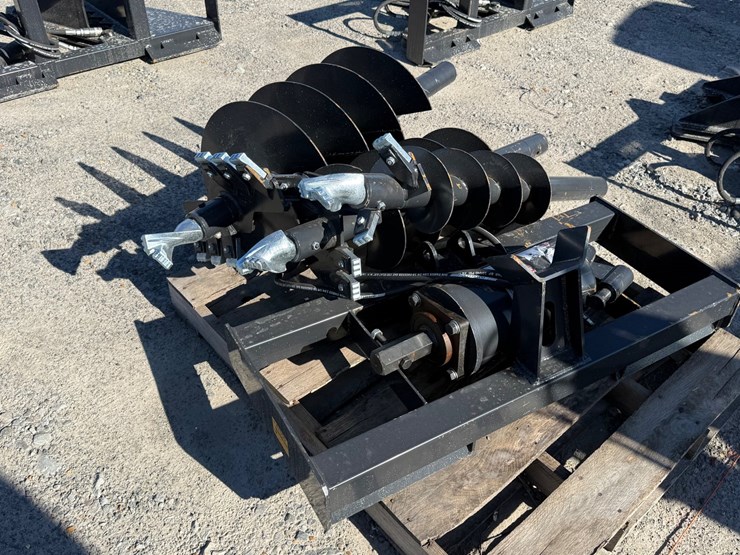 #2088-•-unused-jct-skid-steer-hydraulic-auger-drive-&-bits-inv#-47055-image-5