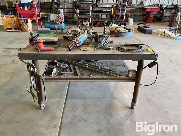 shop-built-work-bench-&-tools-image-2