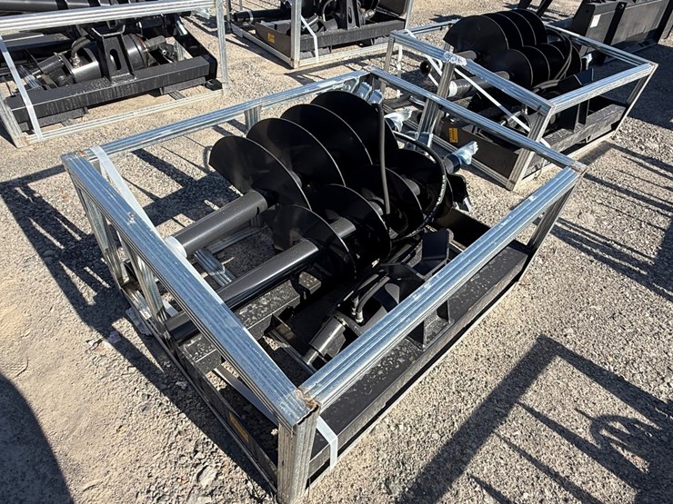 #2065-•-unused-jct-skid-steer-hydraulic-auger-&-bits-inv#-45683-image-1
