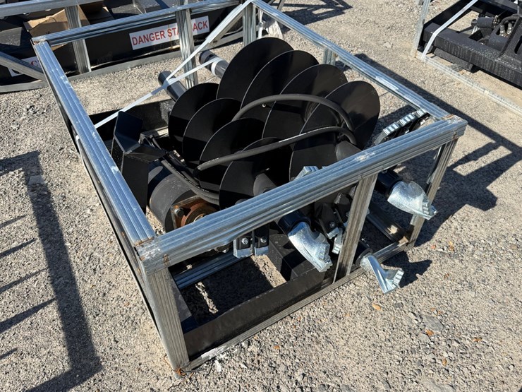 #2065-•-unused-jct-skid-steer-hydraulic-auger-&-bits-inv#-45683-image-2