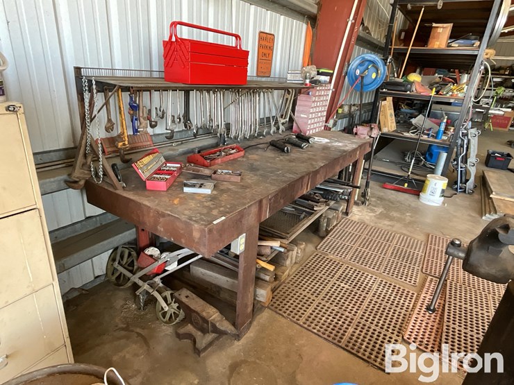 shop-built-workbench-&-tools-image-3
