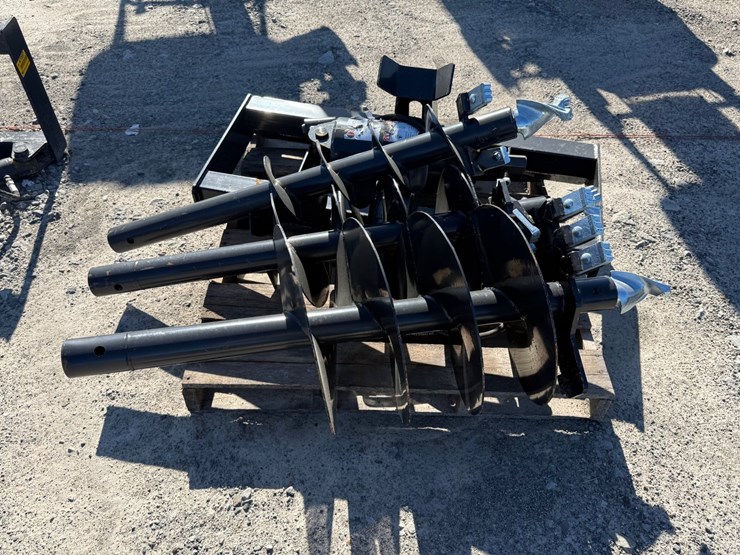 #2088-•-unused-jct-skid-steer-hydraulic-auger-drive-&-bits-inv#-47055-image-2