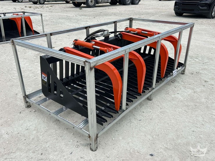 2026-pabreak-dual-cylinder-hydraulic-grapple-rake-skid-steer-attachment-image-2