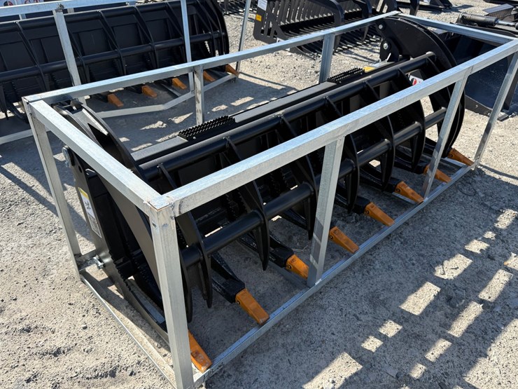 #2099-•-unused-76"-skid-steer-grass-fork-grapple-inv#-47781-image-3