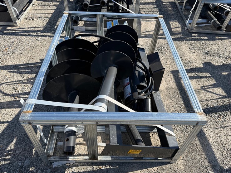 #2070-•-unused-jct-skid-steer-hydraulic-auger-&-bits-inv#-45678-image-2