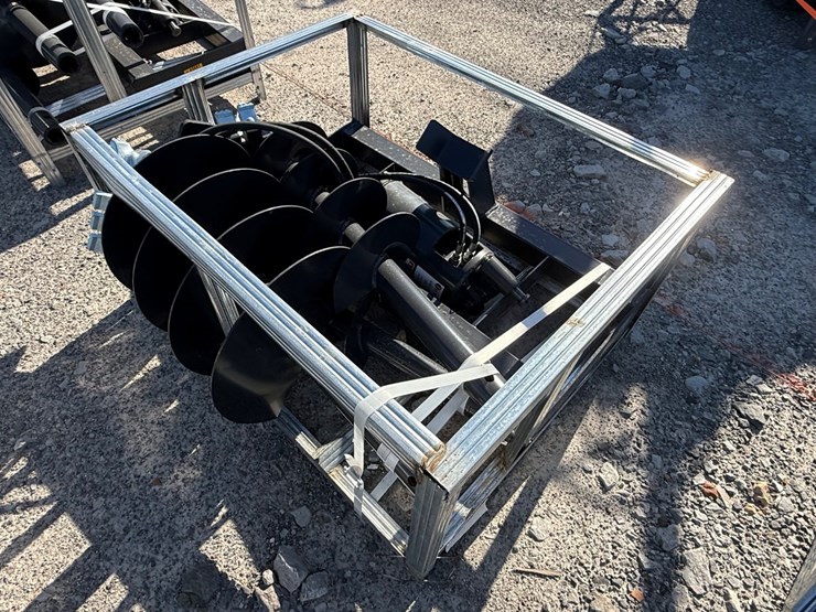 #2063-•-unused-jct-skid-steer-hydraulic-auger-&-bits-inv#-45682-image-1