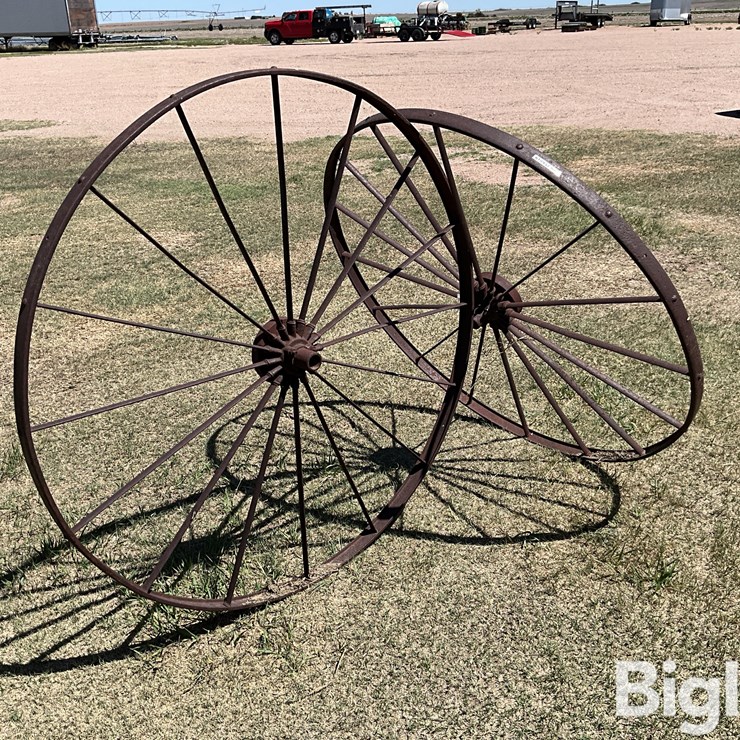 53” Antique Steel Wheels
