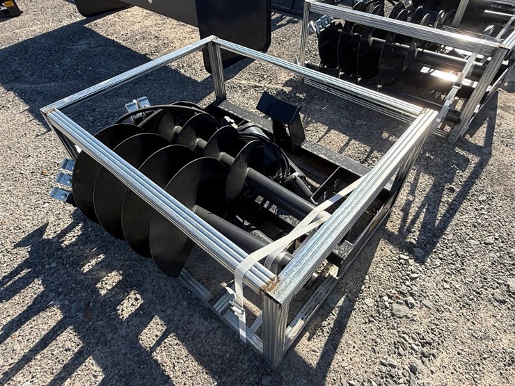 #2072-•-unused-jct-skid-steer-hydraulic-auger-&-bits-inv#-45684-image-1