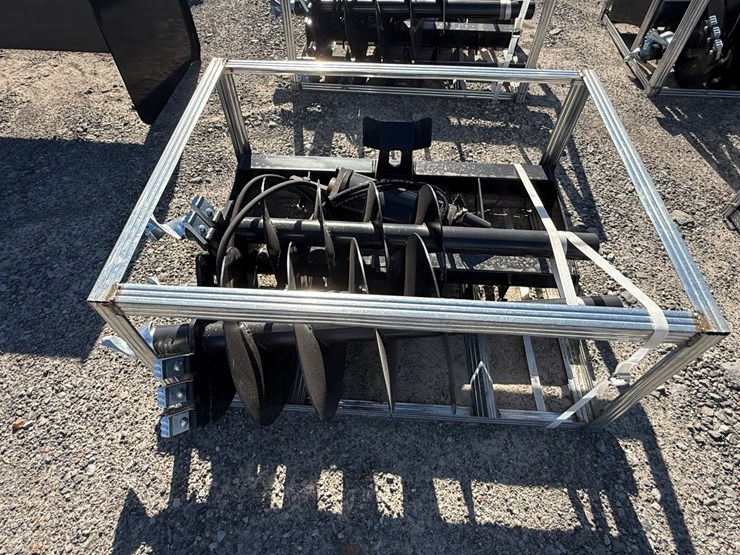 #2072-•-unused-jct-skid-steer-hydraulic-auger-&-bits-inv#-45684-image-2