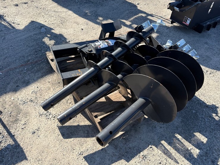 #2088-•-unused-jct-skid-steer-hydraulic-auger-drive-&-bits-inv#-47055-image-3