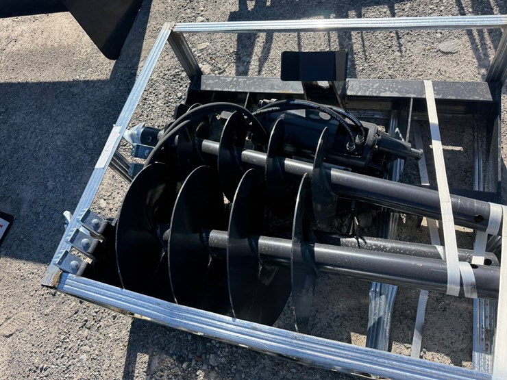 #2074-•-unused-jct-skid-steer-hydraulic-auger-drive-&-bits-inv#-47053-image-5