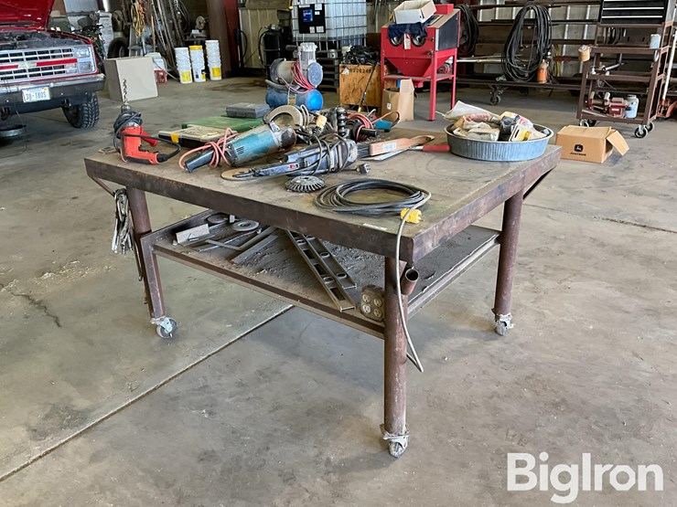 shop-built-work-bench-&-tools-image-1