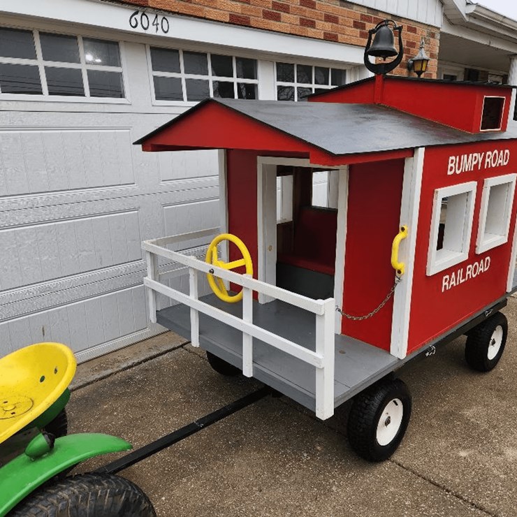 Garden Tractor Caboose