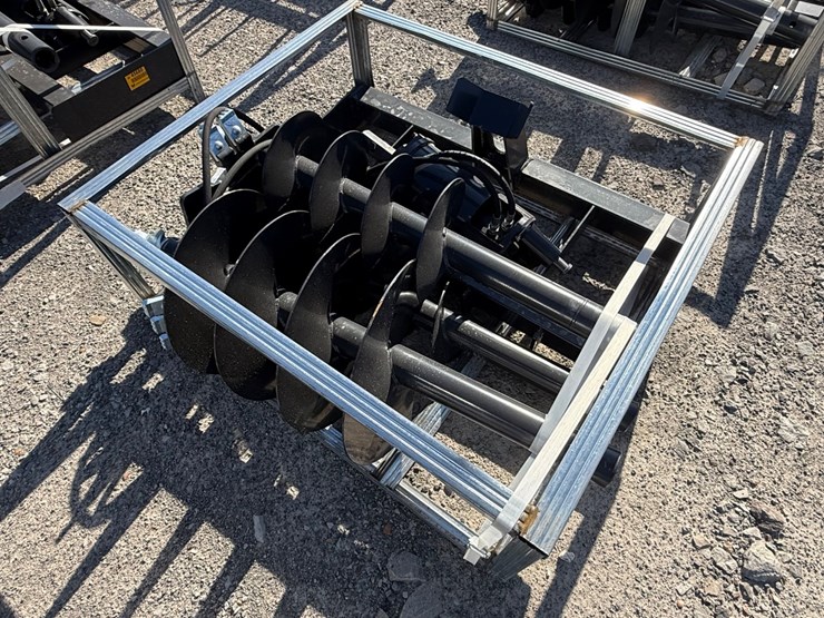 #2064-•-unused-jct-skid-steer-hydraulic-auger-drive-&-bits-inv#-47051-image-3