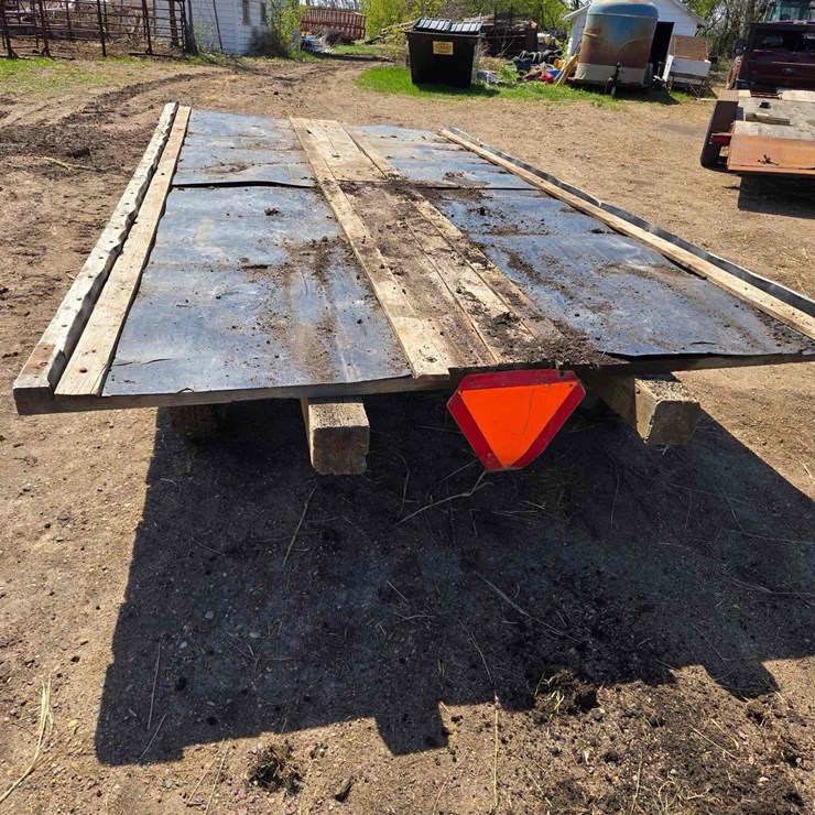 8ft x 16ft Wood Flatbed