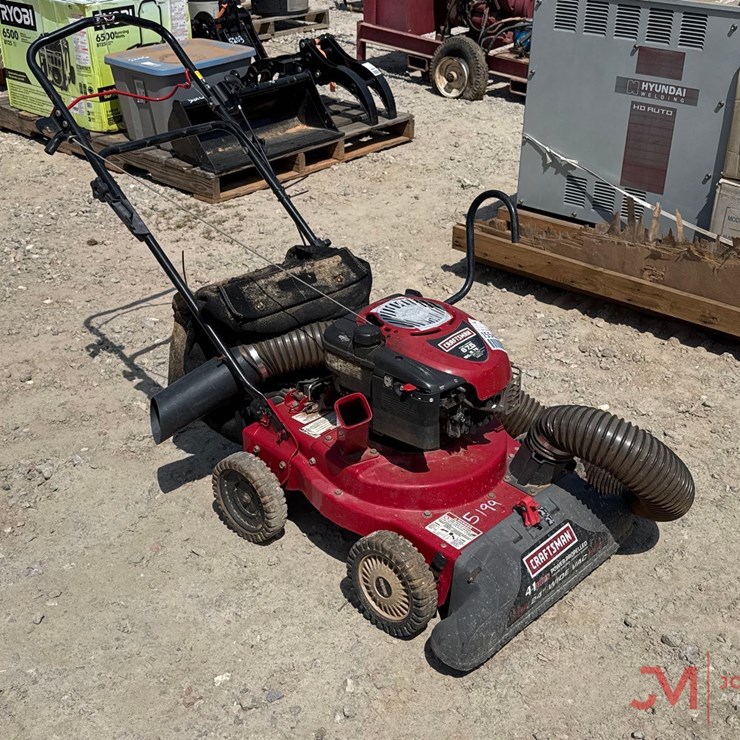 CRAFTSMAN 4-N-1 PLUS POWER PROPELLED VACUUM, SHREDDER, CHIPPER, BLOWER
