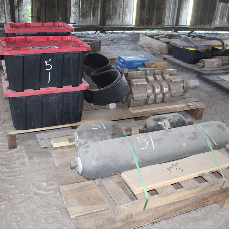PARTS OF C&L 42" DEBARKER