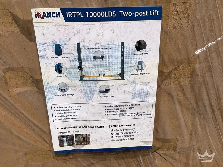 2025-iranch-irtpl-10,000lbs-two-post-automotive-lift-image-2