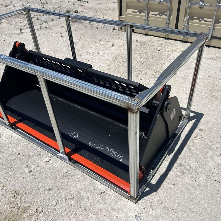 2026 Pabreak Dual Cylinder Hydraulic 4-Way Bucket Skid Steer Attachment