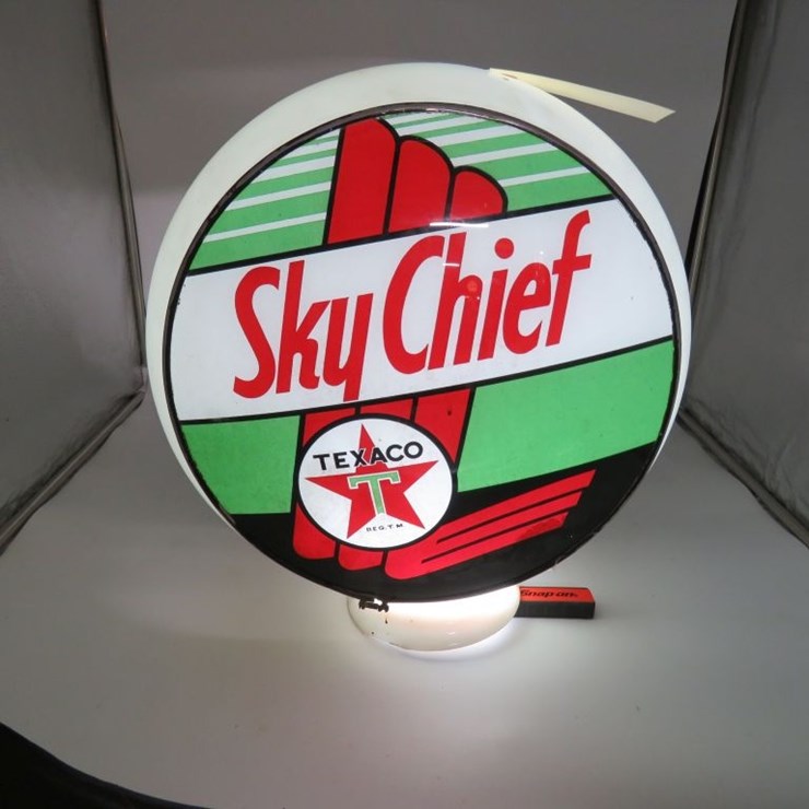 Sky Chief Gas Pump Globe