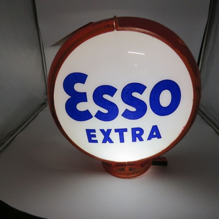 Esso Extra Gas Pump Globe
