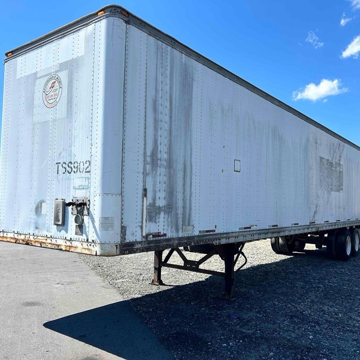 1985 BUDD 53FT T/A VAN TRAILER