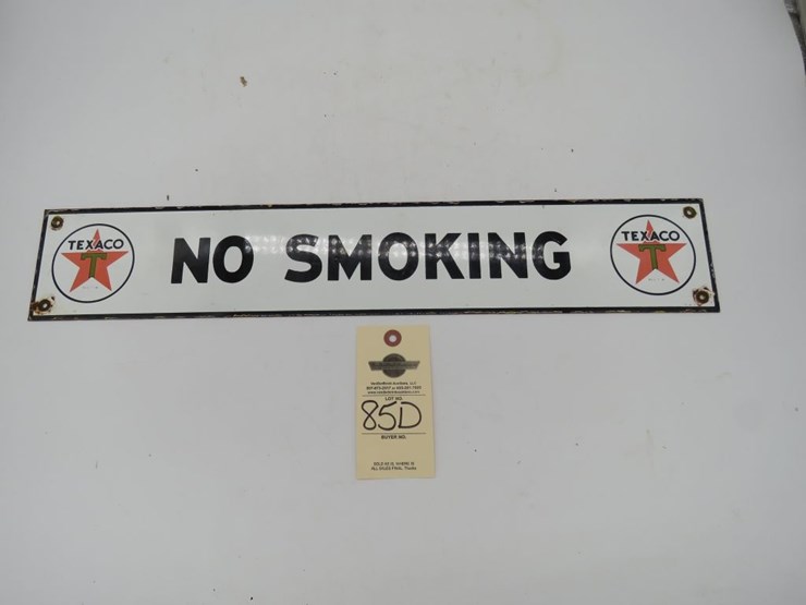 texaco-no-smoking-porcelain-plate-image-1