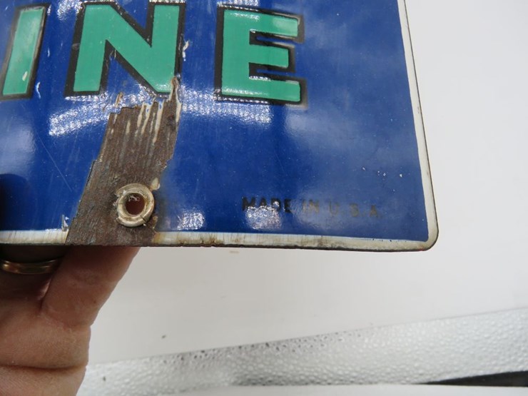 indian-curved-porcelain-gas-pump-plate-image-5