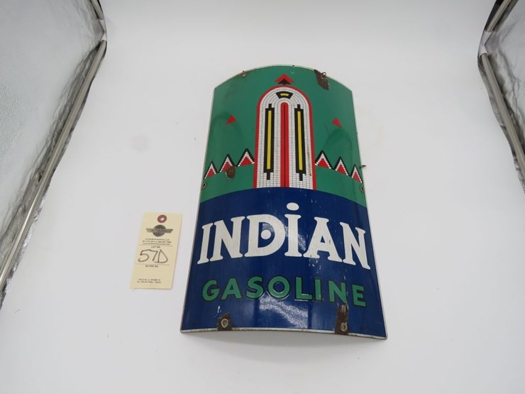 indian-curved-porcelain-gas-pump-plate-image-1
