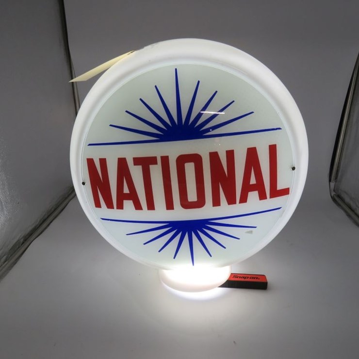 National Gas Pump Globe