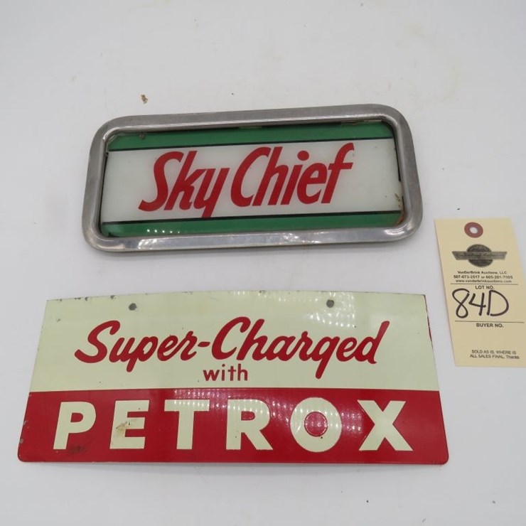 Texaco Gas Pump Plate and Panel Group