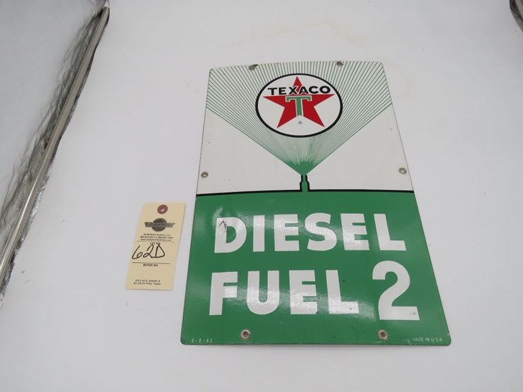 texaco-diesel-fuel-#2-porcelain-pump-plate-image-1