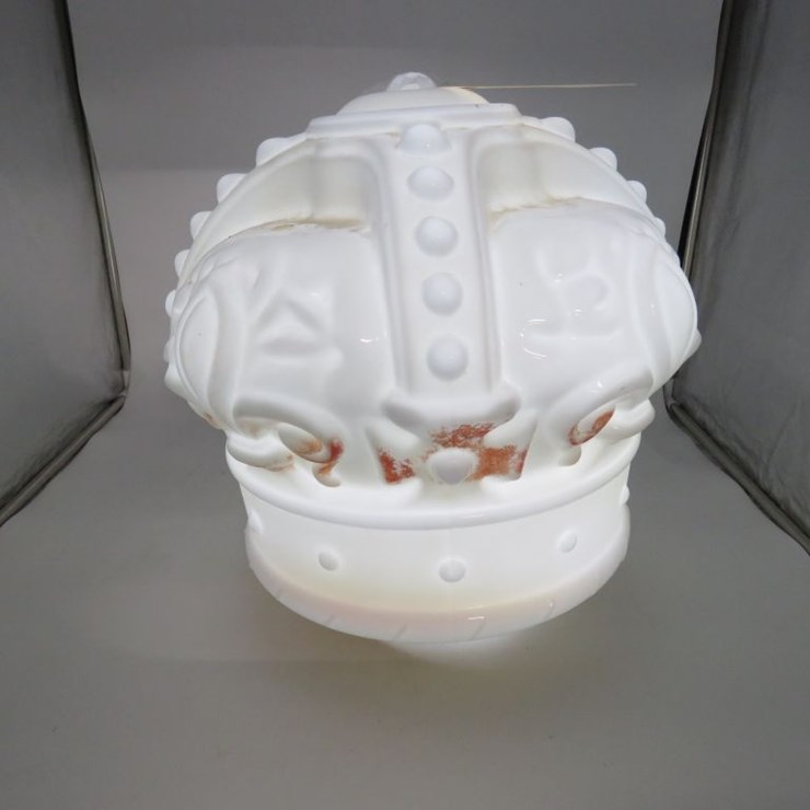 Red Red Crown Gas Pump Globe
