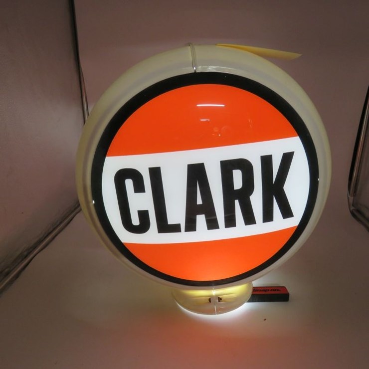 Clark Gas Pump Globe