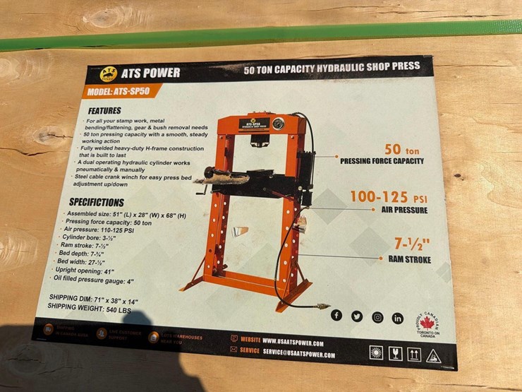 unused-ats-power-ats-sp50-shop-press-image-3