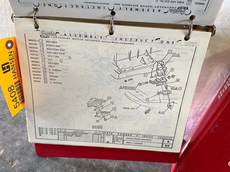#5408-•-1967-and-1970-camaro-assembly-manuals-(las-cruces,-nm)-image-3