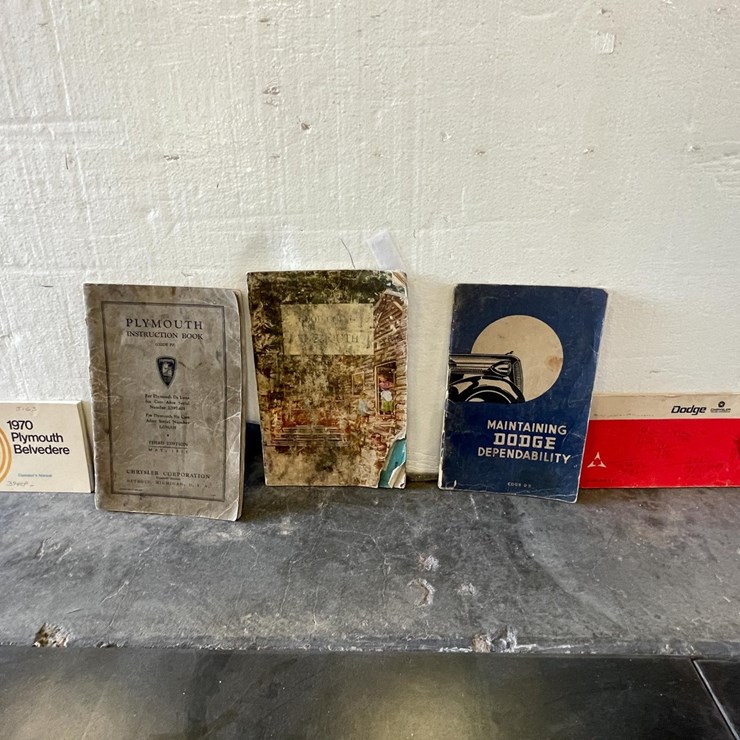 #5412 • Vintage Dodge and Plymouth Owner's Manuals (Las Cruces, NM)