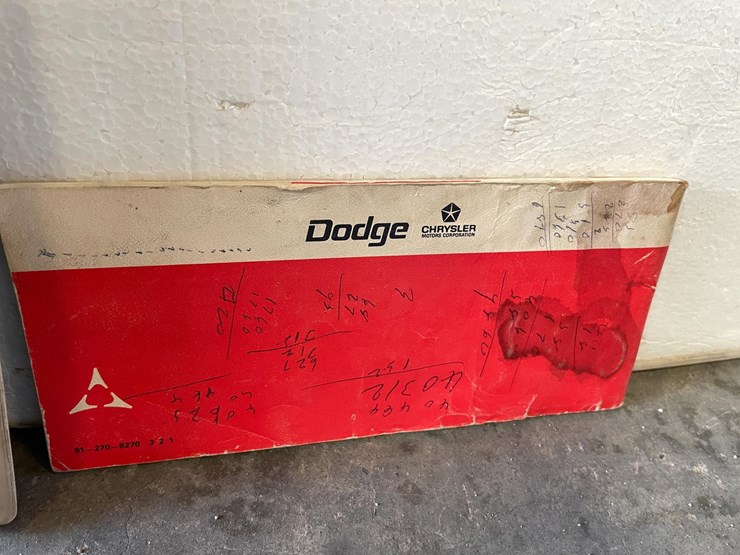 #5412-•-vintage-dodge-and-plymouth-owner's-manuals-(las-cruces,-nm)-image-2