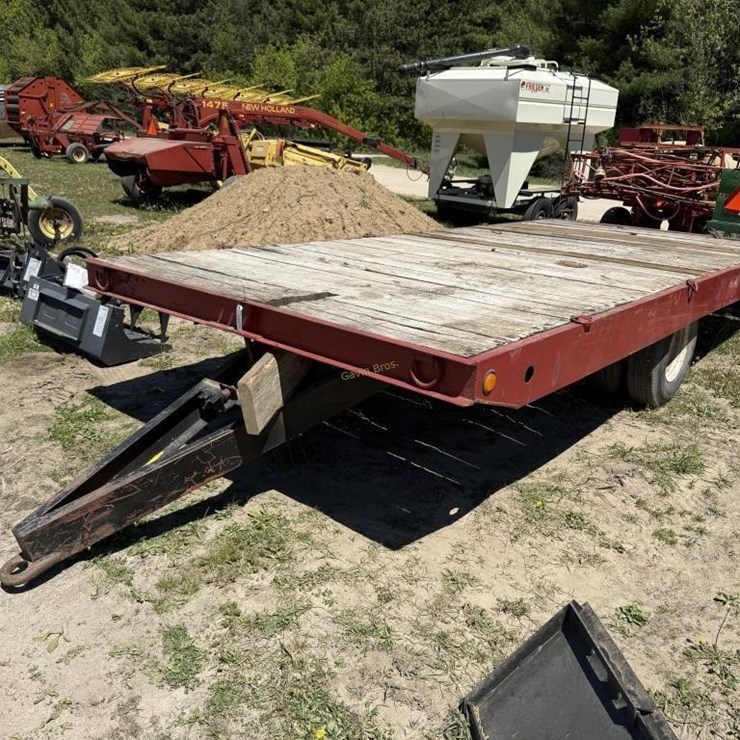 1956 Miller 8' x 18' Pintl Hitch Trailer