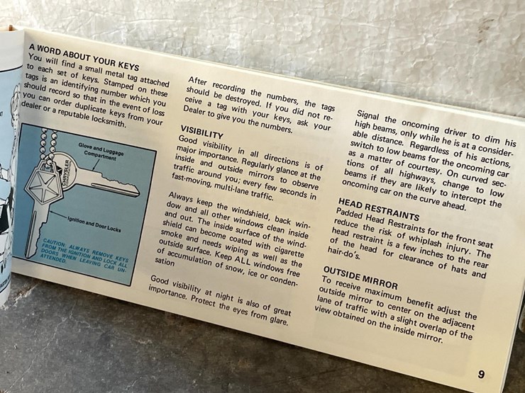#5412-•-vintage-dodge-and-plymouth-owner's-manuals-(las-cruces,-nm)-image-7