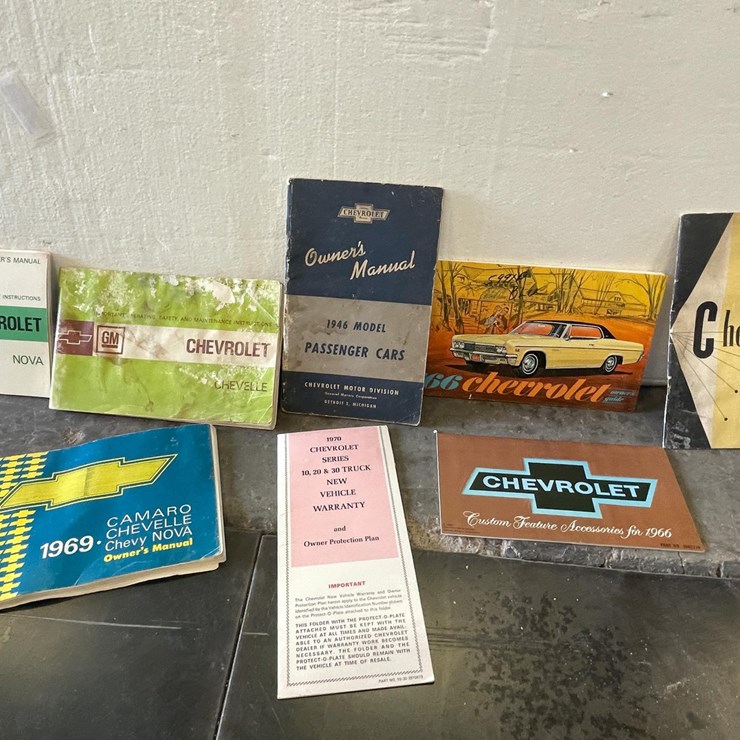 #5411 • Vintage Ford, GM, and Chevrolet Owner's Manuals (Las Cruces, NM)