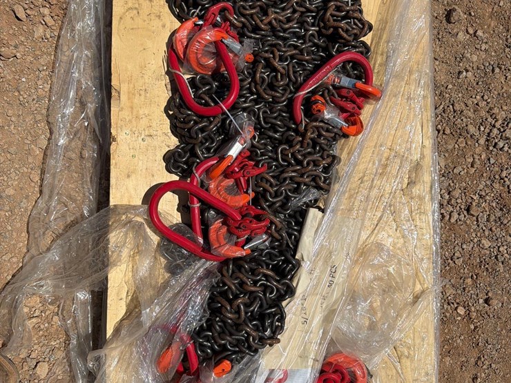 unused-5/16"-7ft-g80-chain-sling-double-image-1