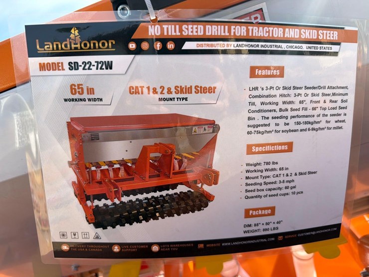 unused-landhonor-no-till-seed-drill-image-5