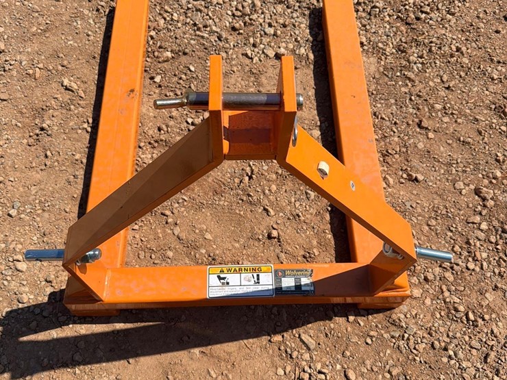 unused-wolverine-tray-fork-rack-tractor-attachment-image-2