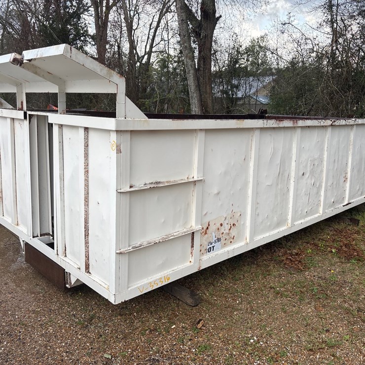 #35316 • DUMP BODY WITH FRAME AND CYLINER, 96 X 17